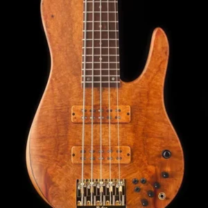 Fodera 2017 Fodera Imperial MG 5 String Elite Golden Amboyna / Roasted Ash